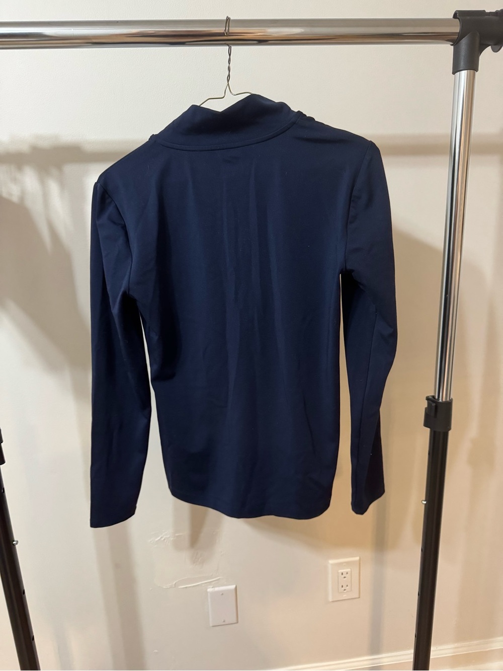 Lou & Grey Navy Quarter-Zip Long Sleeve Pullover - Picture 3 of 3